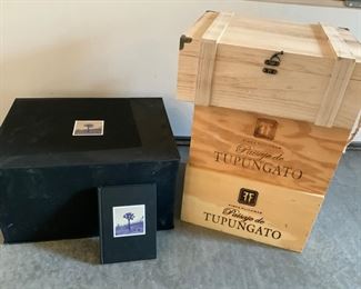 Wine Crates Eight Years In The Desert Signed Book  Carrier