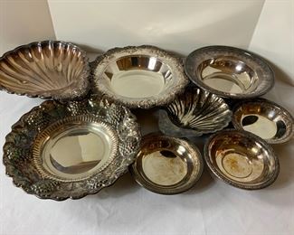 Silver Plate Dishes