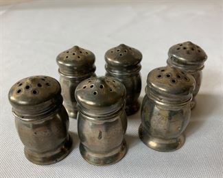 Sterling Silver Salt Pepper Shakers