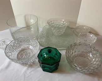 Clear Glass With a Splash of Green