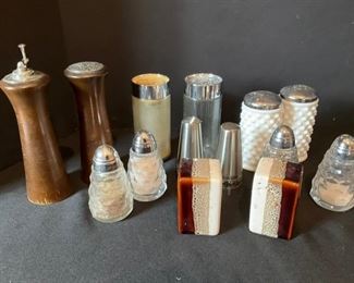 Assortment of Salt Pepper Shakers
