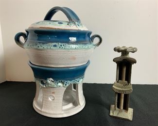 Vintage Speedo Jar Opener Ceramic HeatingWarming Pot