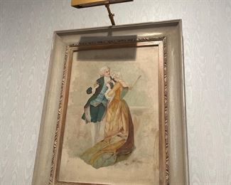 Antique art late 1800’s reframed 
