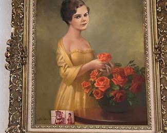 Stunning oil painting figural 