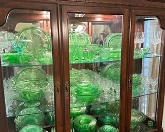 Green Depression Glass, Misc. Patterns