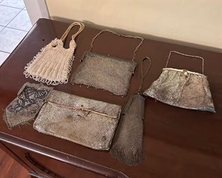 Antique beaded handbags