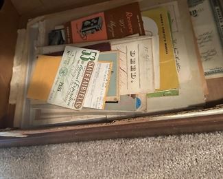 Old paper items