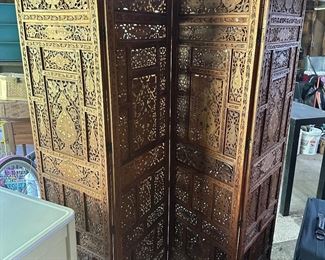 Teakwood Folding screen