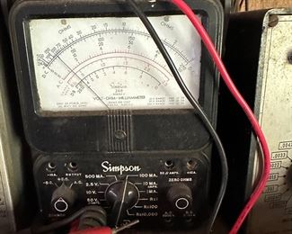 Simpson 260 Volt Ohm Millammeter