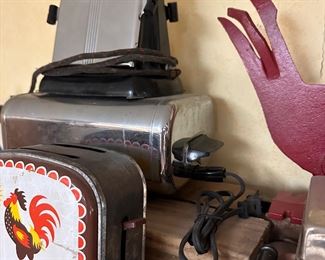 Old toy toaster, and real old toaster