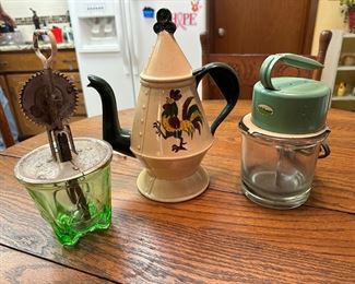 Depression glass beater& Electric beater