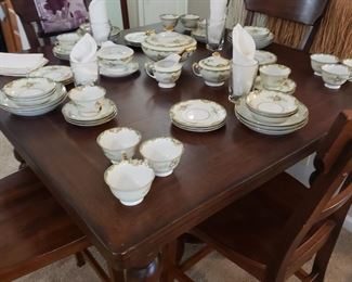 Tall Barley Twist table w 4 chairs