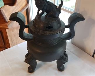 Chinese incense burner...dimensions  15" x 11"
•This item is subject for pre-sale  SOLD