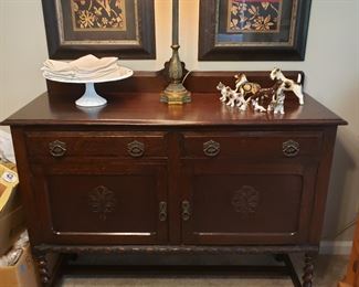 Antique Barley Twist Sideboard
