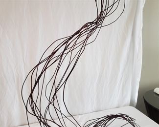 Artist  Signed Sculpture Metal on Stone.  41" h x  30" w
•sculptures are subject for pre-sale