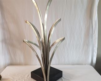  John-Richard Design  Collection.  Sculpture Metal on Stone.   36"h x 30"w
•sculptures are subject for pre-sale