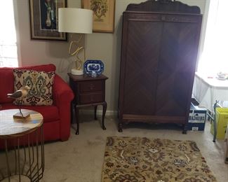 Small antique armoire...very cute, clean w drawers