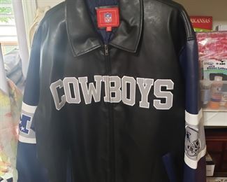 Leather Cowboys jacket  XL