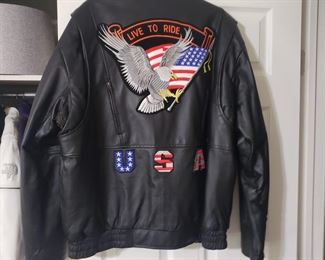 Harley-Davidson XL leather jacket...my favorite for men's jacket!