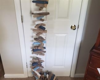Driftwood hanging art