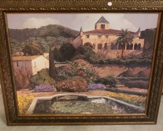 Oil painting on board...not sure of artist