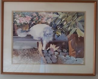 Nice watercolor....artist: Elvera Spivey