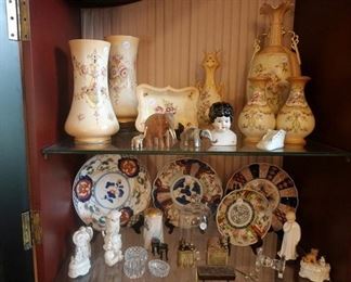 Imari plates, antique porcelain