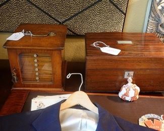 Antique specimen chest, antique traveling chest