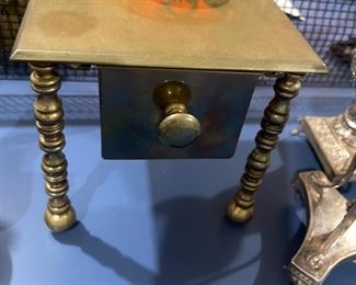 Brass table small tabletop - tabernacle?