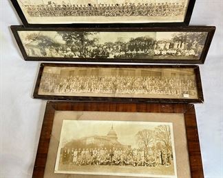 Vintage Travel, School & WW1 Framed Group Photos Dated 1917-1937 (4 Pieces)
Lot #: 149