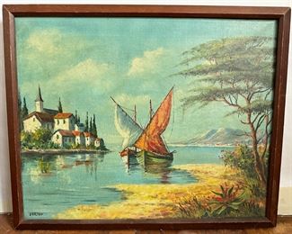 Vintage Marine Art Paintings By Durino & Taylor-Kowaleski, Signed (2 Pieces)
Lot #: 16