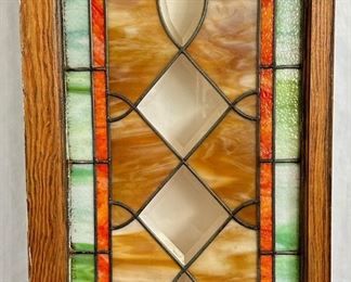 Vintage Stained Glass Window In Wood Frame
Lot #: 9