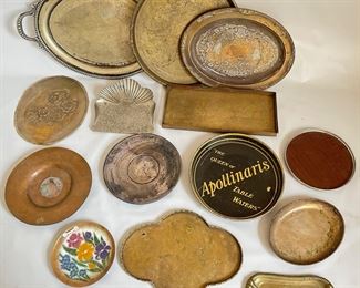 Vintage Metal Trays, Platters & Crumb Tray (14 Pieces)
Lot #: 242