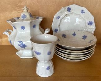 2 Vintage Tea Sets & Mini Lusterware Canister Set (Over 30 Pieces)
Lot #: 209