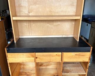 Vintage Solid Wood Hutch Work Bench
Lot #: 135