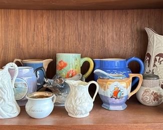 Vintage Pitchers, Creamers & Sugar Bowls (Over 15 Pieces)
Lot #: 170