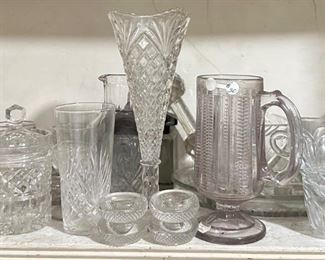 Vintage Crystal & Cut Glass Bowls, Mugs, Canisters & More (Over 50 Pieces)
Lot #: 256