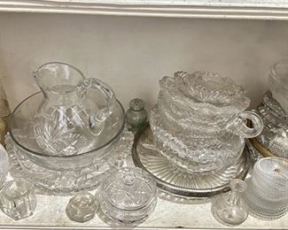 Vintage Crystal & Cut Glass Bowls, Platters, Decanters & More (Over 30 Pieces)
Lot #: 249
