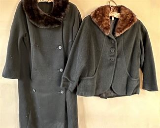 Vintage Coat & Jacket With Genuine Fur Collars
Lot #: 261