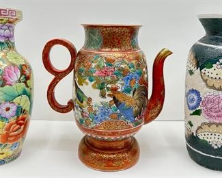 Vintage Pitchers By Wheeling Pottery & Minneapolis & Handled Bucket (3 Pieces)
Lot #: 182