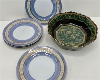 Vintage Japanese Noritake Plates & Japanese Bowl (6 Pieces)
Lot #: 239