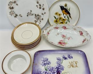 Vintage Limoges Platters & Plates, France (12 Pieces)
Lot #: 181