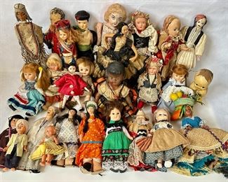 Vintage Dolls Including Kewpie & International Dolls (Over 25 Pieces)
Lot #: 81