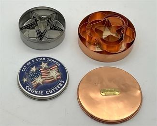 (2) Sets Of Cookie Cutters Incl. Copperware
