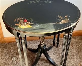 (3) Asian Style Nesting End Tables
