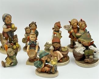 (9) Hummel Figurines
