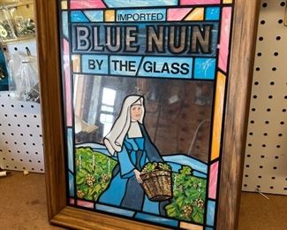 Blue Nun Decorative Mirror
