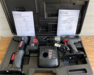Craftsman 19.2V Cordless Drill & Right Angle Drill Driver
