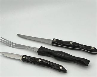 Cutco Paring Knife, Carving Fork And Trimmer
