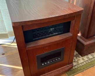 Infrared Quartz Portable Heater On Wheels With Remote
